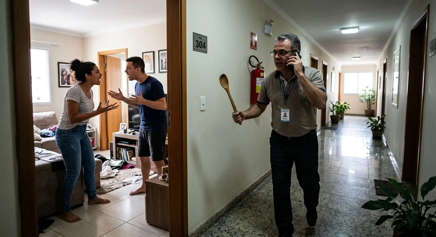 Agora é lei! Em briga de marido e mulher, toda a sociedade vai meter a colher — inclusive o síndico e os vizinhos
